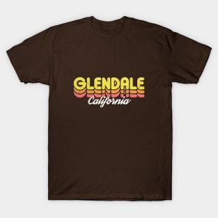 Retro Glendale California T-Shirt